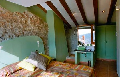 Een van de kamers Een van de kamers